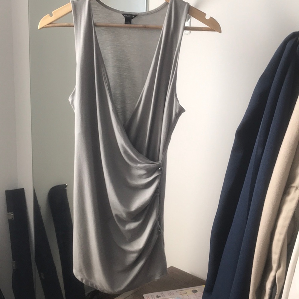 V Neck Shirt with side buttons